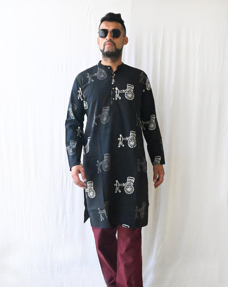 Baggie Cotton Men's Long Kurta