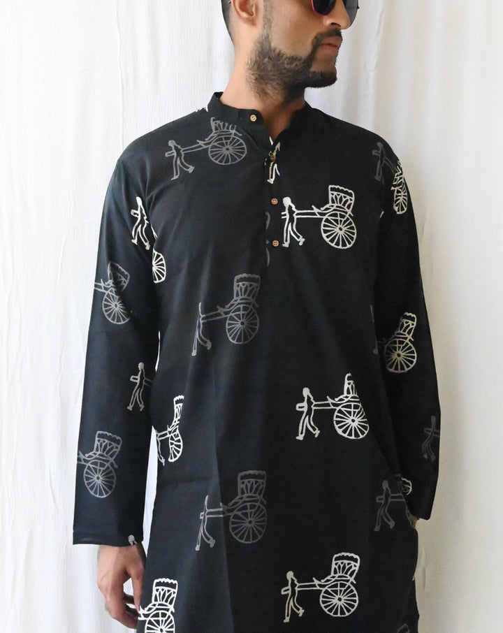 Baggie Cotton Men's Long Kurta