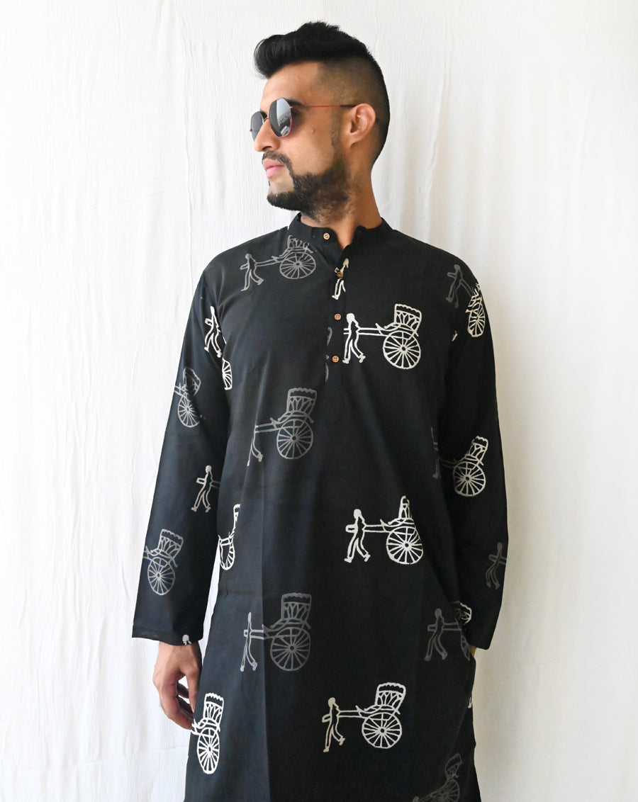 Baggie Cotton Men's Long Kurta