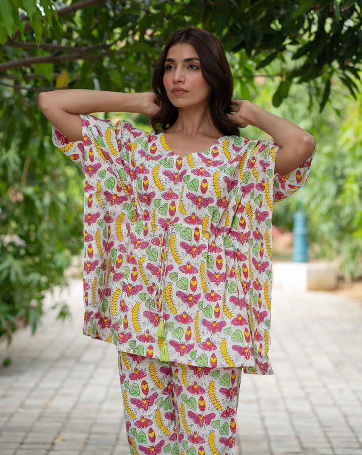 Cat-A-Pillar Original Chill Jams Cotton Co-ord Set