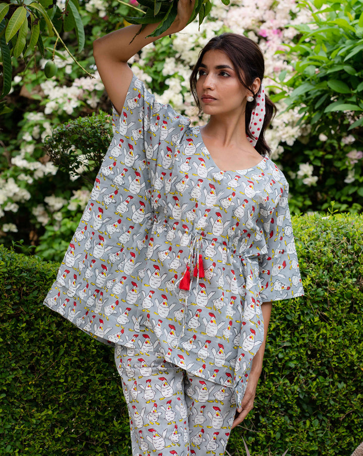 Kuk-Doo-Koo Chill Jams Cotton Co-ord Set