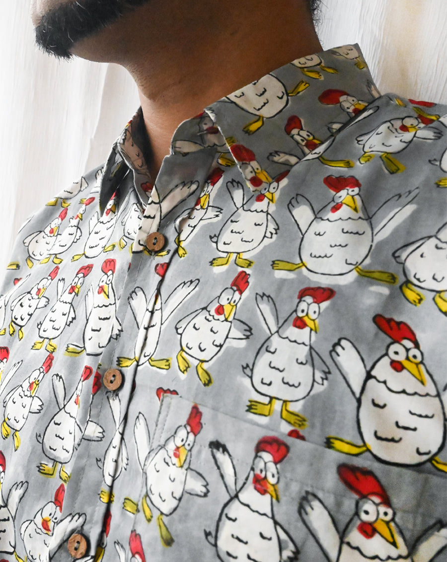Kuk-doo-koo  Cotton Men's Shirt