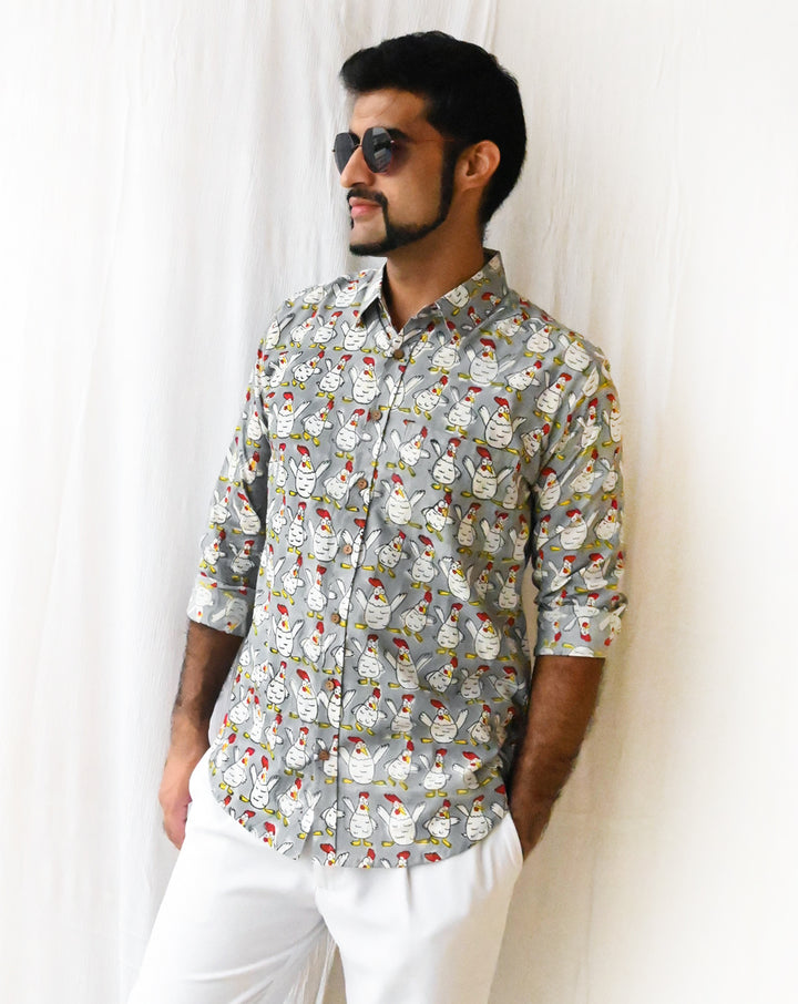 Kuk-doo-koo  Cotton Men's Shirt