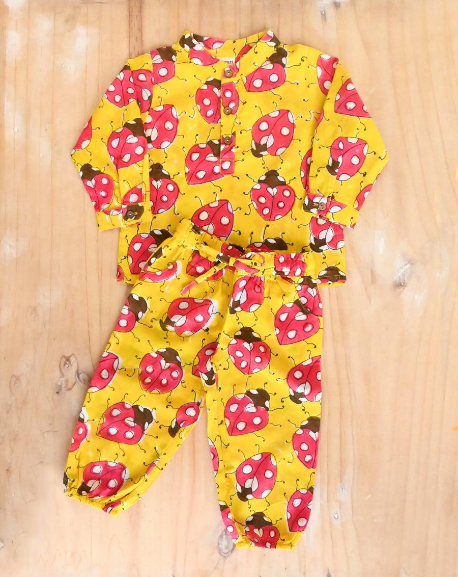 Royal Kurta: Set Kurta Pyjama In Cotone 100% Per Bambini, Fresco E Comodo Tutto L'Anno - 6