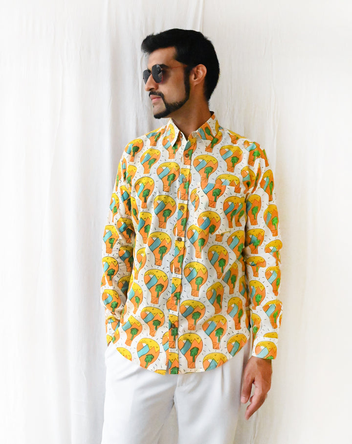 Paradise Cotton Men's Shirt
