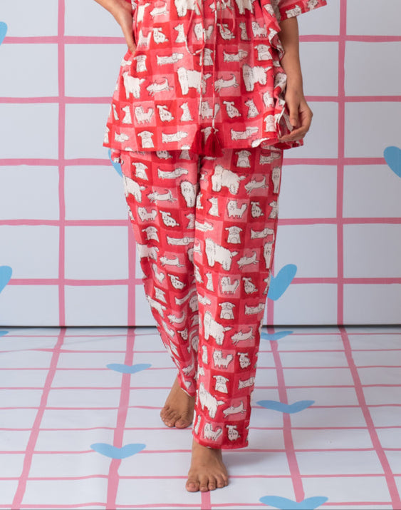 Woof Cotton Pyjama