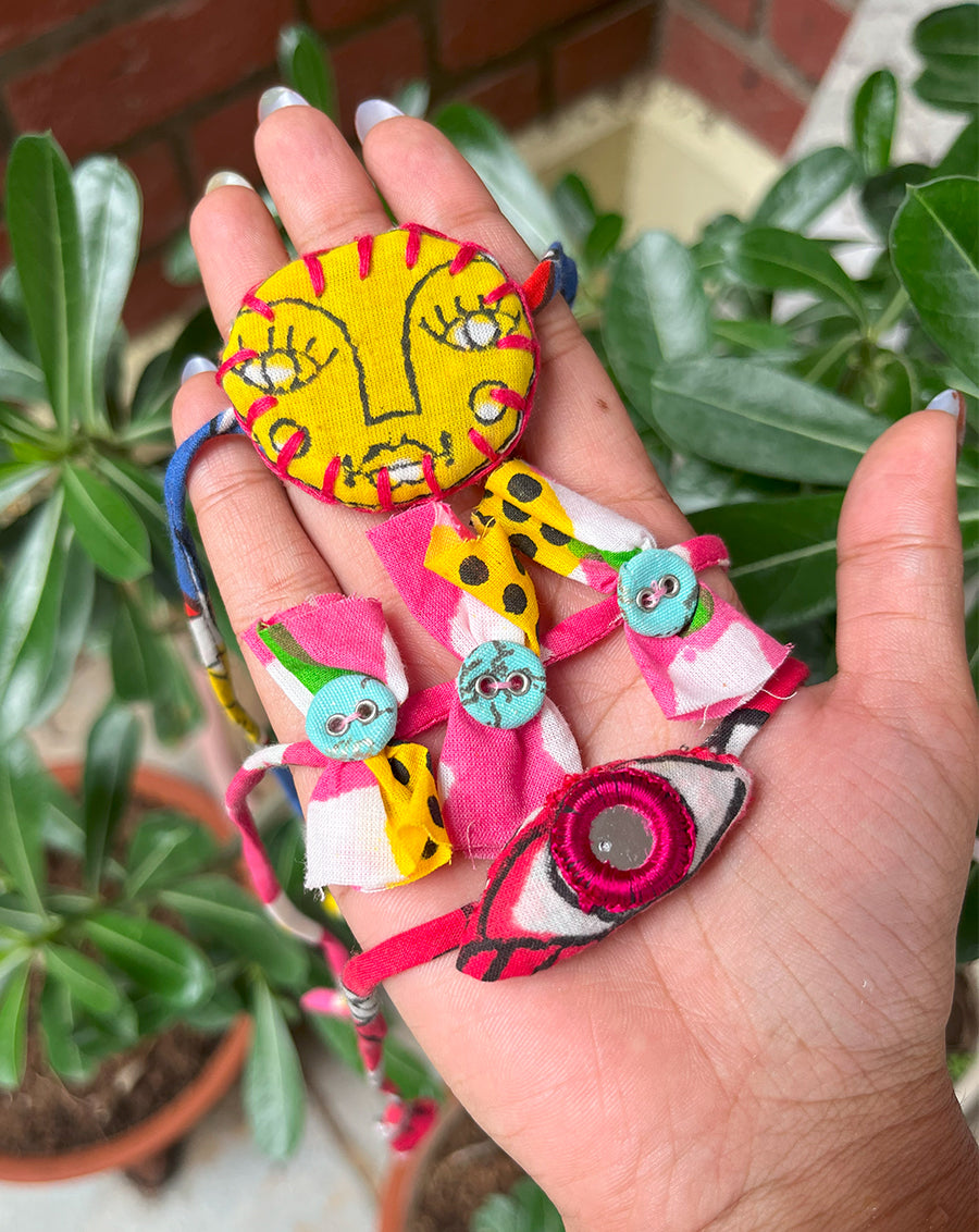 Sunshine Set of 3 Handcrafted Rakhis