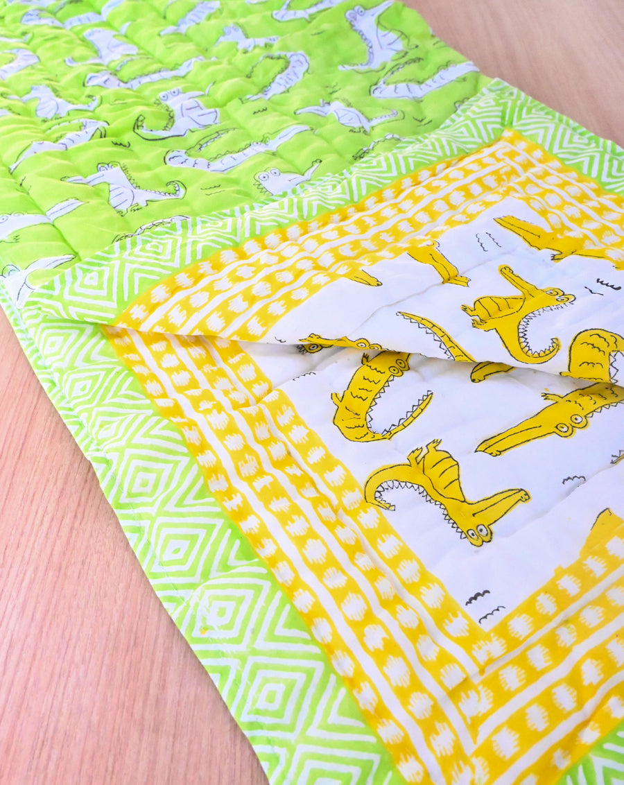 Agar Magar GOTS Certified Organic Cotton Quilt for Babies/Kids