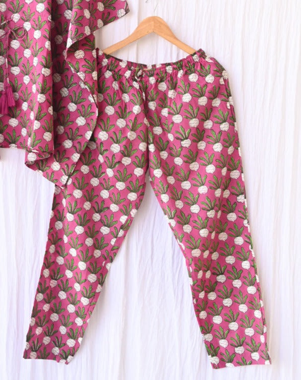 Beet-the-Root Soft Cotton Pyjama