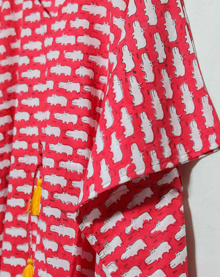 Happy Hippos Chill Jams Cotton Co-ord Set