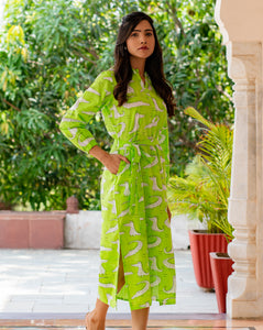 Agar Magar Soft Cotton Belt Dress