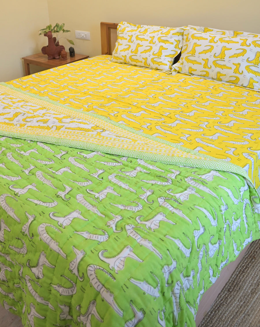 Agar Magar Premium Cotton Bedding Set