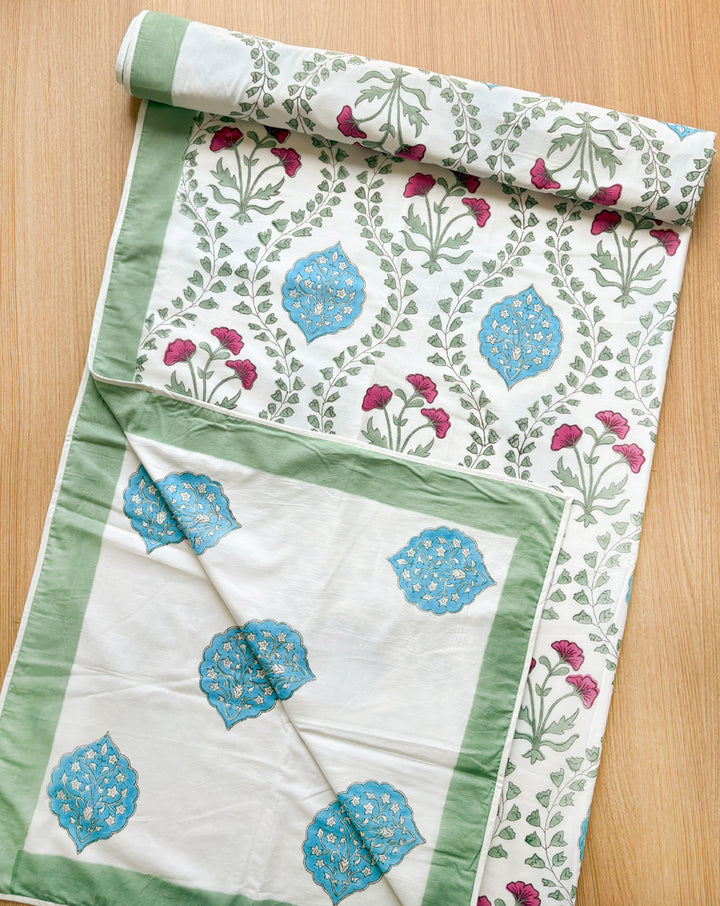 Amaltas Hand Block Printed Cotton Dohar