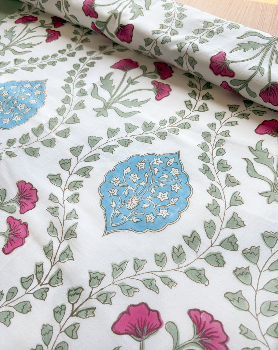 Amaltas Hand Block Printed Cotton Dohar