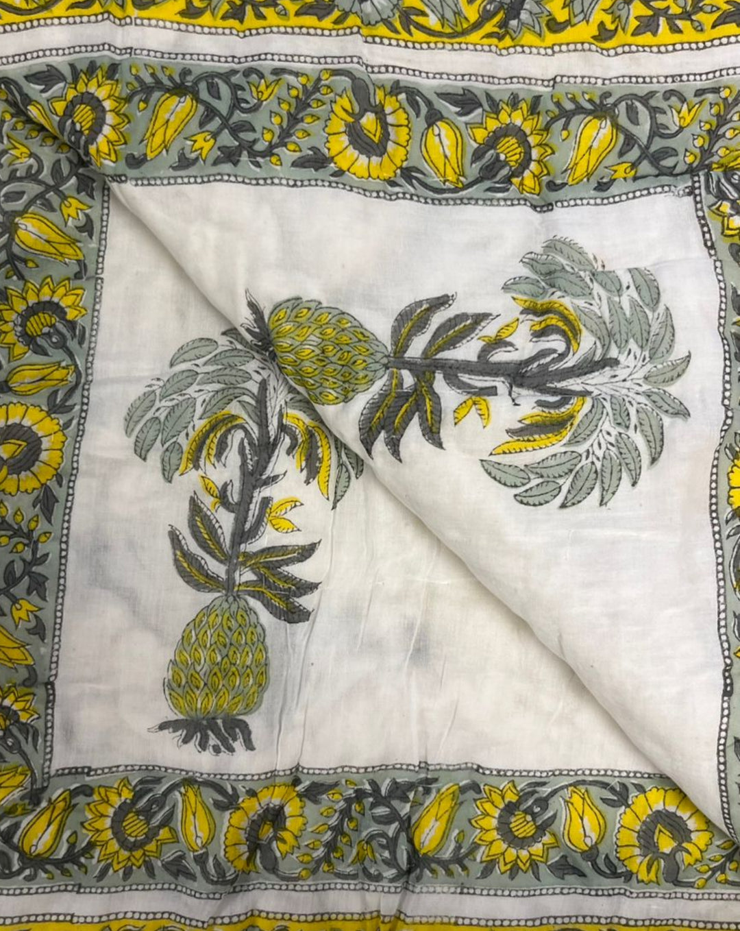 Ananas GOTS Certified Organic Cotton Quilt for Babies  - Minor Defect B4