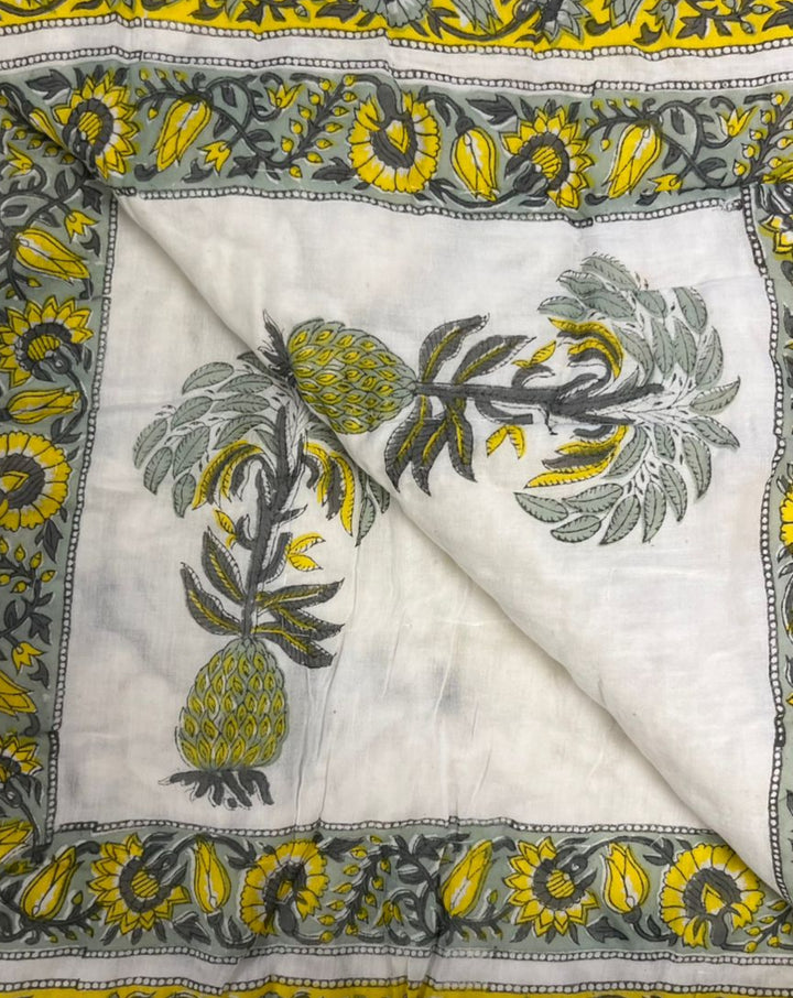 Ananas GOTS Certified Organic Cotton Quilt for Babies  - Minor Defect B4