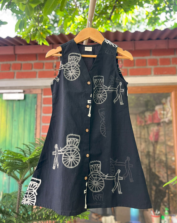 Baggie Cotton Dress for Girls