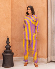 Load image into Gallery viewer, Bandstands Short Kurta Pyjama - Soft Cotton Co-ord Set
