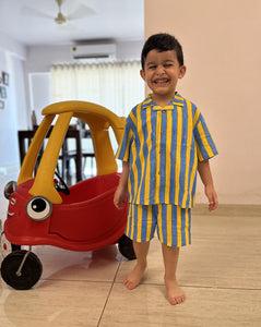 Bandstands Shortees - Soft Cotton Shirt & Shorts Set for Kids