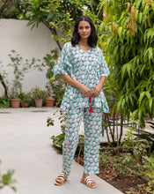 Load image into Gallery viewer, Mint Strawberry Chill Jams - Soft Cotton Pyjama Set

