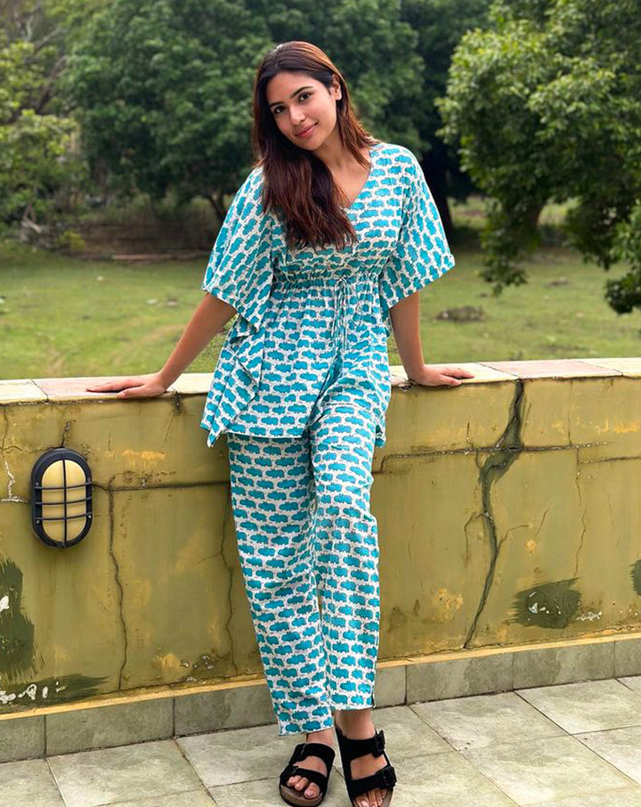 Happy Hippos Original Chill Jams Cotton Co-ord Set