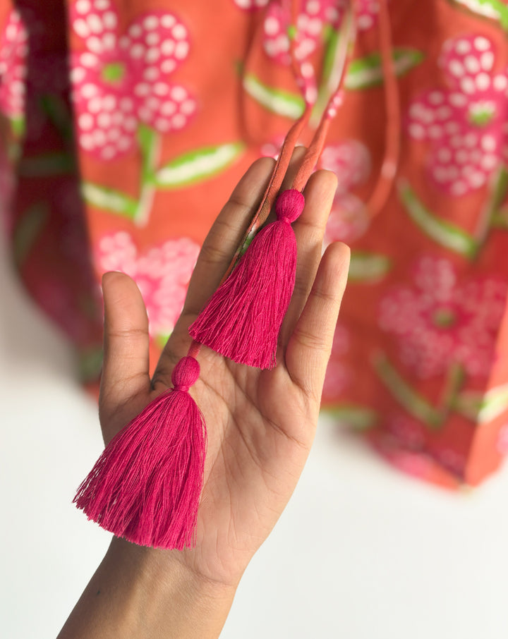 Blush Poppy Cotton Toptaan