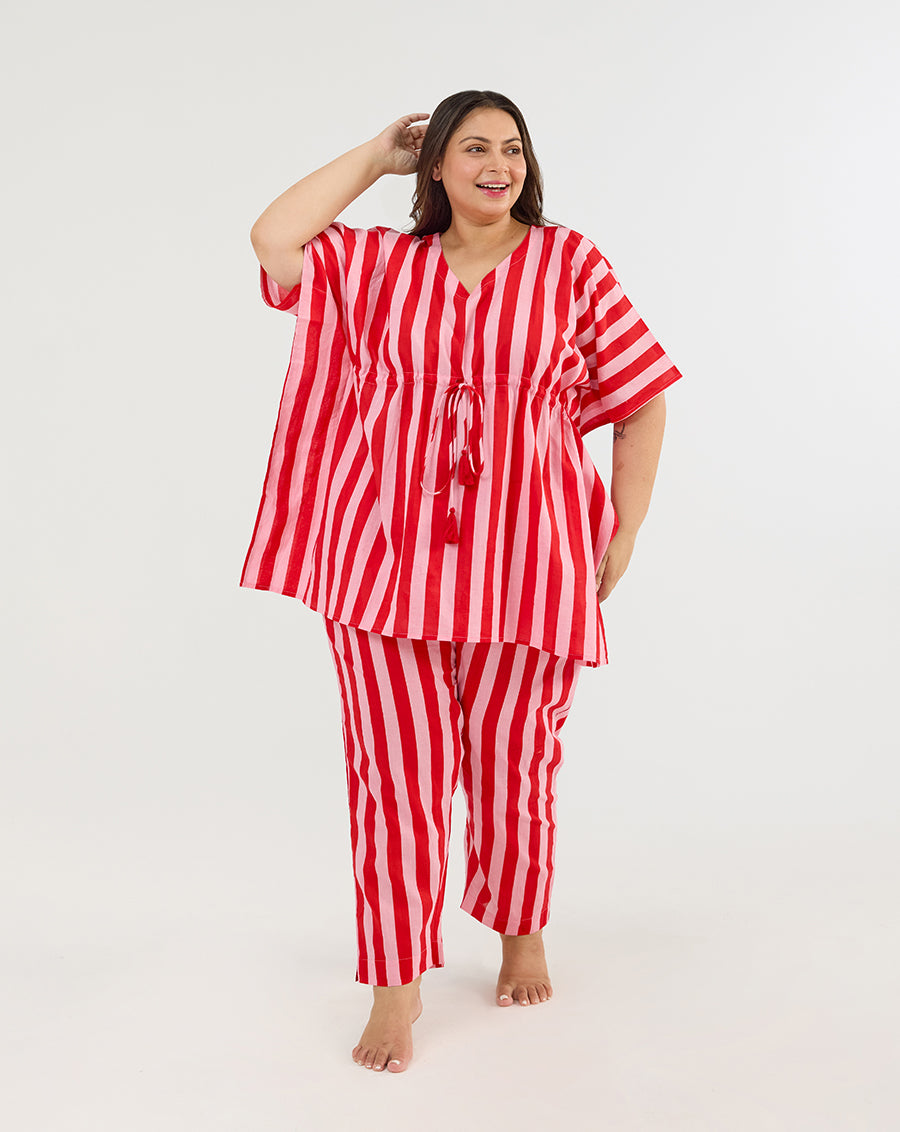 Bubble Gum Chill Jams Cotton Co-ord Set