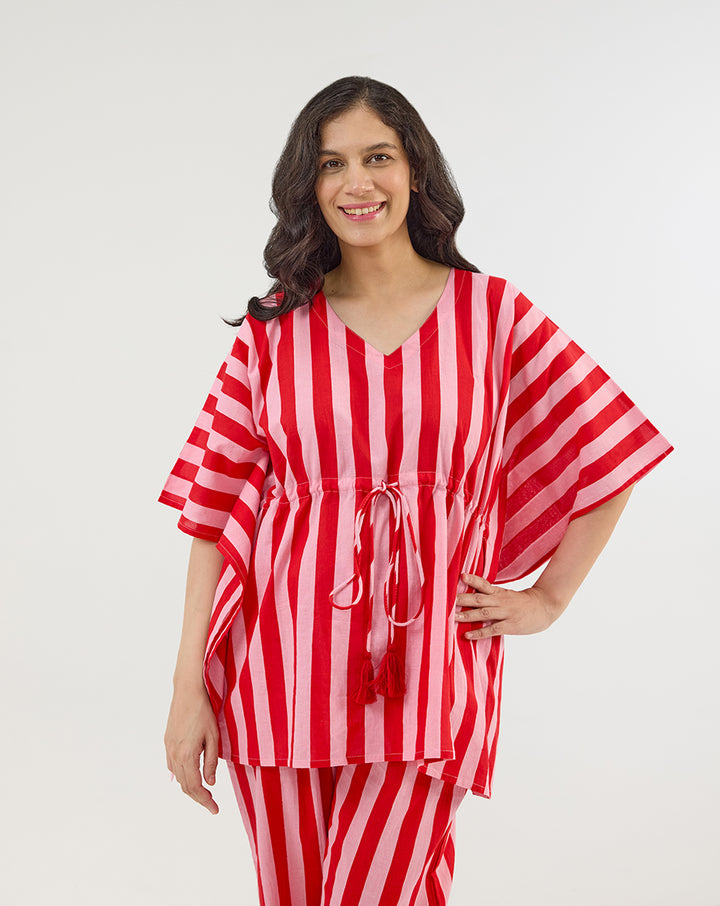 Bubble Gum Chill Jams Cotton Co-ord Set