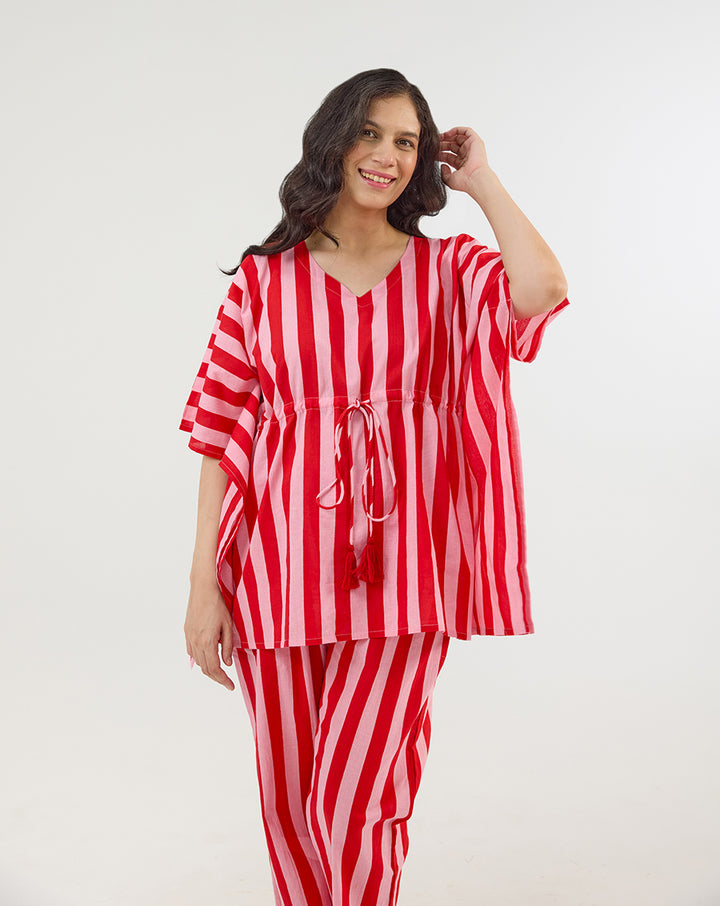Bubble Gum Chill Jams Cotton Co-ord Set