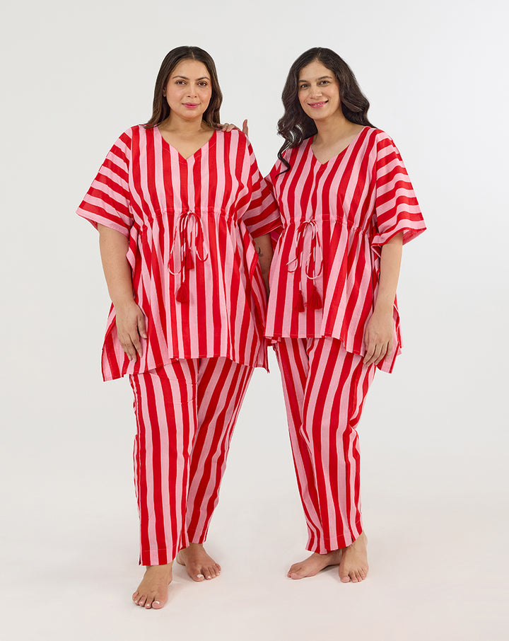 Bubble Gum Chill Jams Cotton Co-ord Set