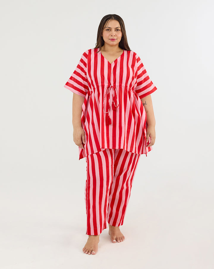 Bubble Gum Chill Jams Cotton Co-ord Set