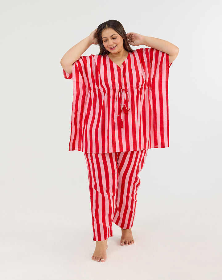 Bubble Gum Chill Jams Cotton Co-ord Set