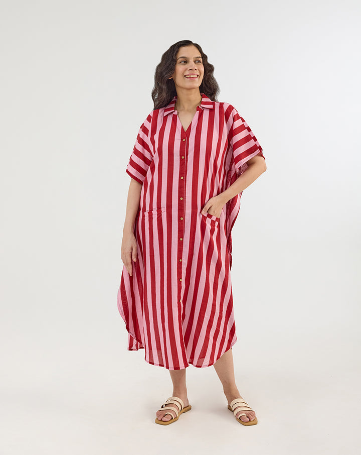 Bubble Gum BeeBee Kaftan Shirt