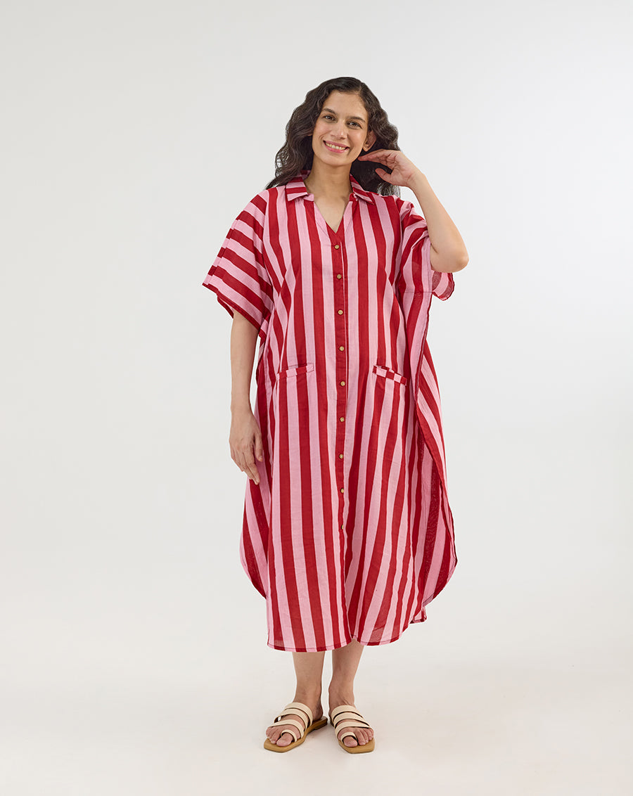 Bubble Gum BeeBee Kaftan Shirt