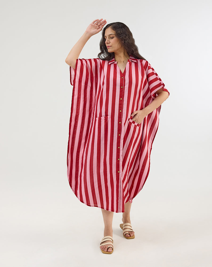 Bubble Gum BeeBee Kaftan Shirt
