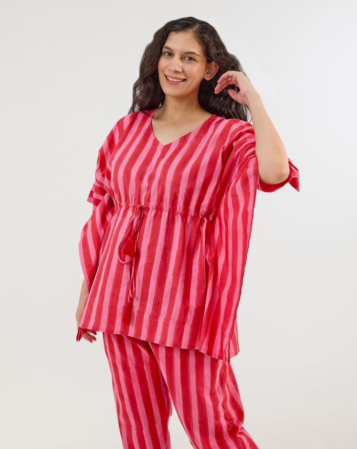 Bubble Gum Chill Jams Cotton Co-ord Set