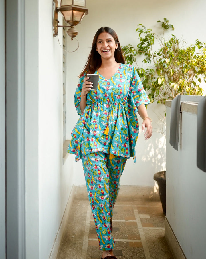 Cat-A-Pillar Chill Jams Cotton Co-ord Set
