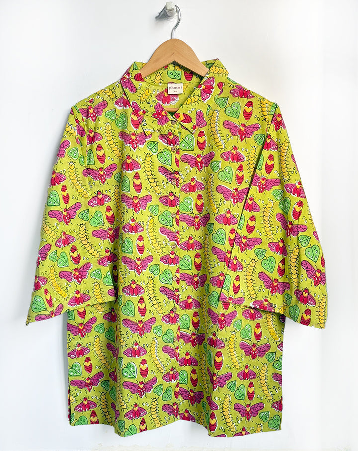 Cat-a-pillar Oversized Women's Shirt