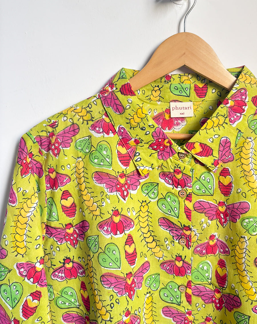 Cat-a-pillar Oversized Women's Shirt