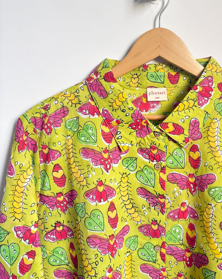 Cat-a-pillar Oversized Women's Shirt