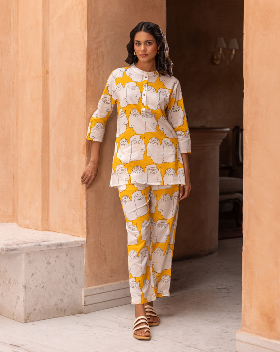 Co-ord Sets Chehre by Phutari Hand Block Printed in Cotton