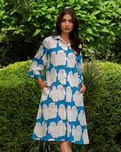 Load image into Gallery viewer, Chehre  Aye Line - Soft Cotton Shirt Dress-Minor Defect-Aye1
