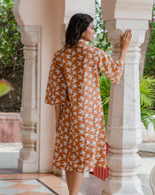 Load image into Gallery viewer, Chidiya Udd Aye Line- Soft Cotton Shirt Dress

