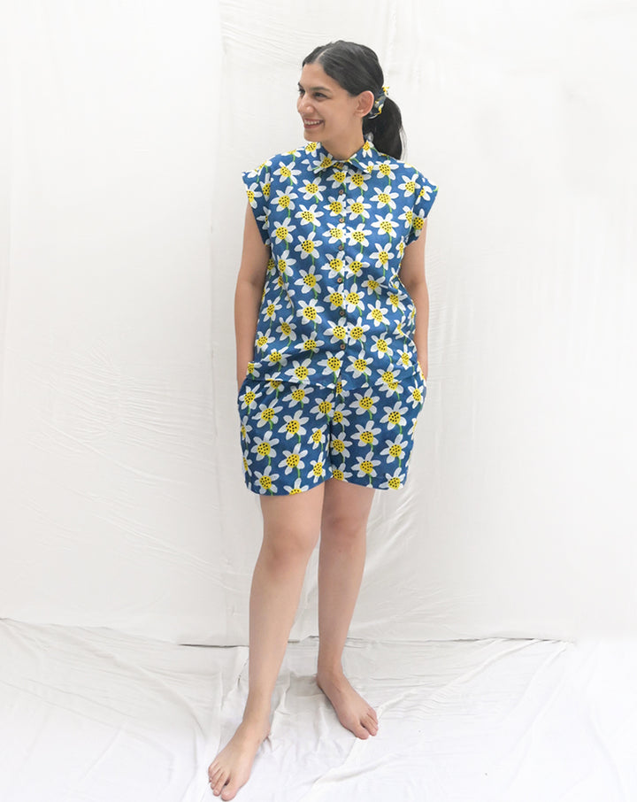 Daffodil Shortees - Soft Cotton Loungewear