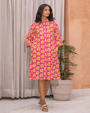 Load image into Gallery viewer, Daffodil Aye Line - Soft Cotton Shirt Dress
