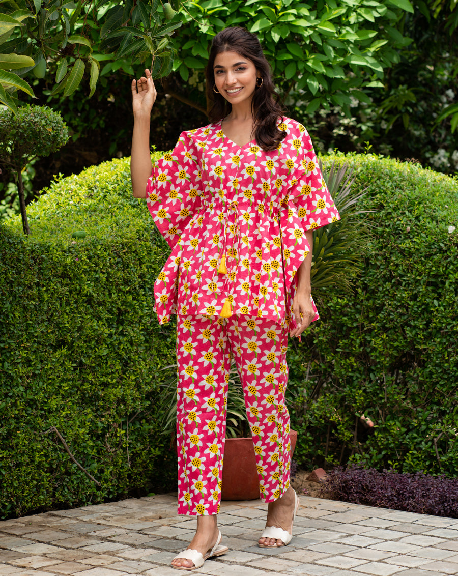 Daffodil Chill Jams - Soft Cotton Pyjama Set