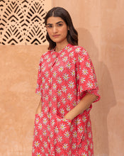 Load image into Gallery viewer, Whoopsie Daisy Hand Block Printed Cotton Kaftan Shirt
