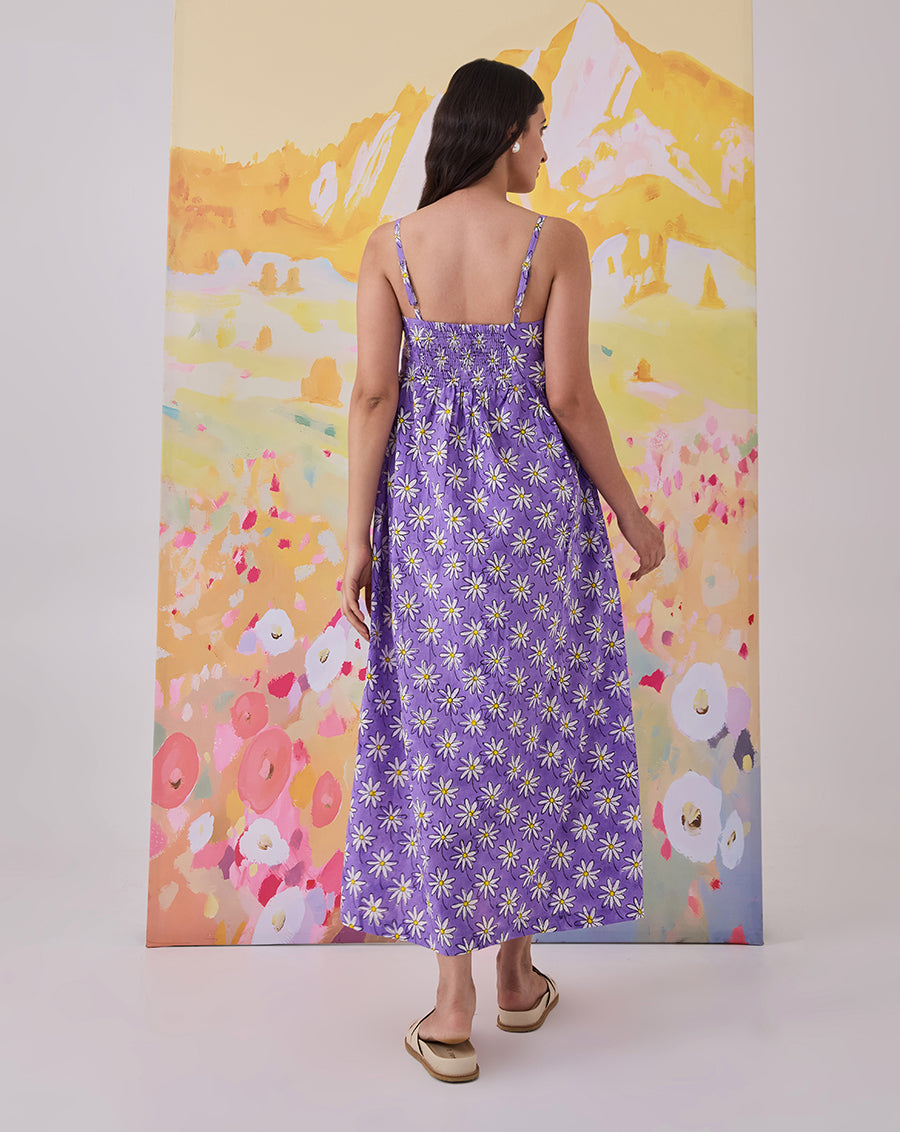 Whoopsie Daisy Cotton Strappy Dress
