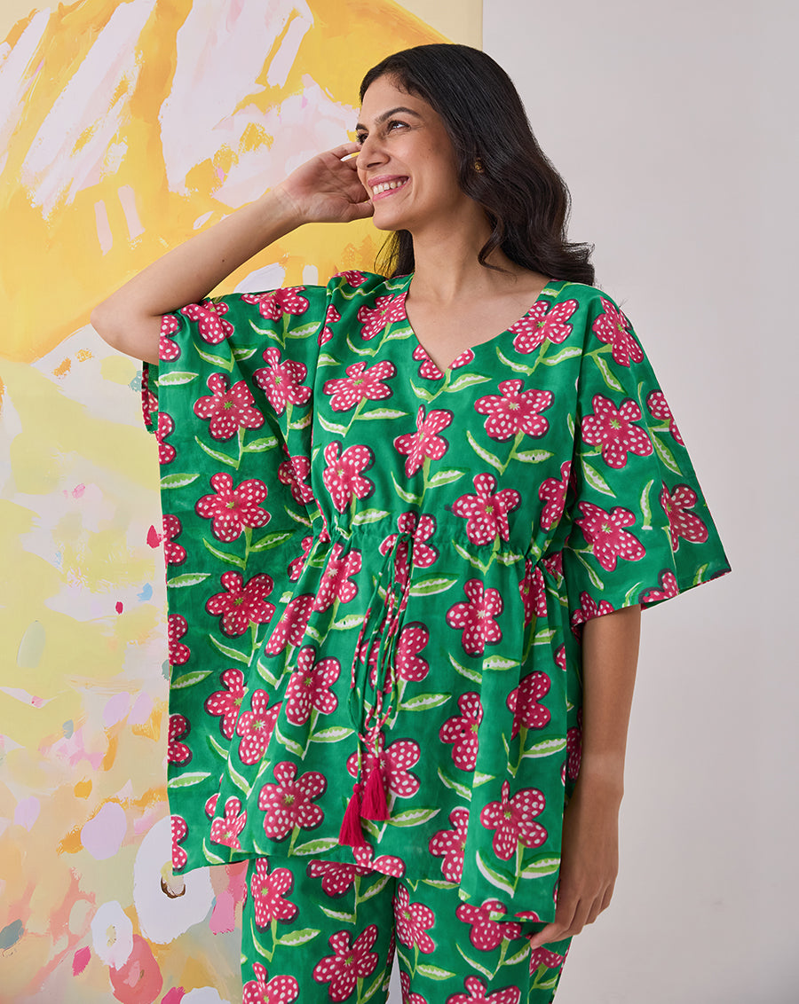 Poppy Chill Jams Cotton Co-ord Set