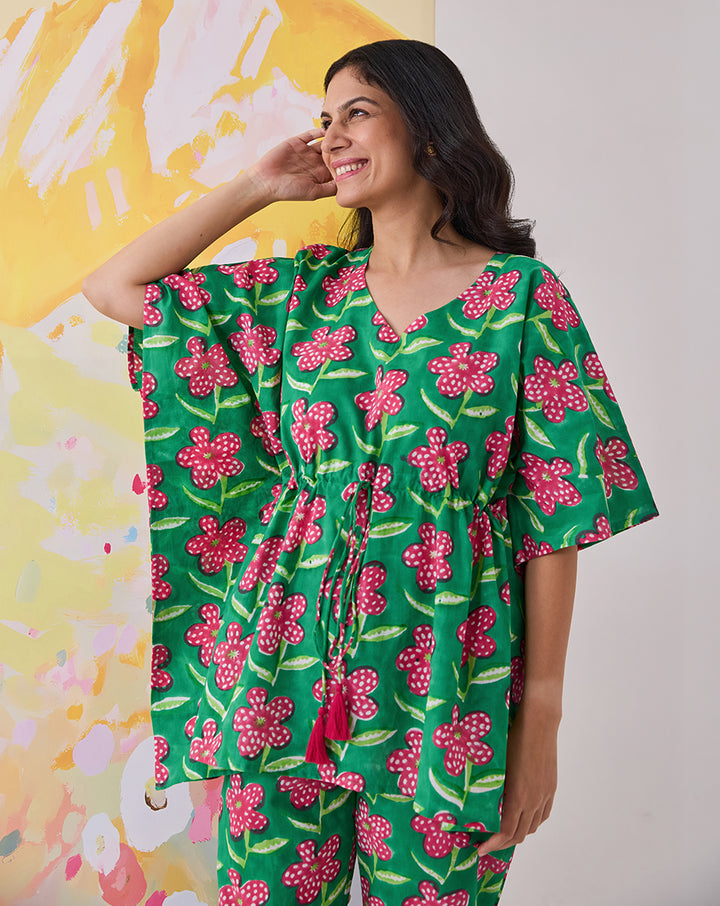 Poppy Chill Jams Cotton Co-ord Set